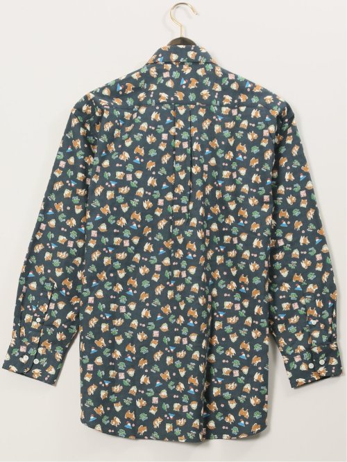 【大きいサイズ】CLASSIC THE BROWNS 日本製 綿100% ボタンダウン長袖シャツ