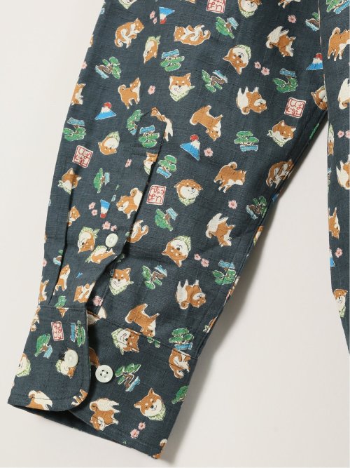 【大きいサイズ】CLASSIC THE BROWNS 日本製 綿100% ボタンダウン長袖シャツ