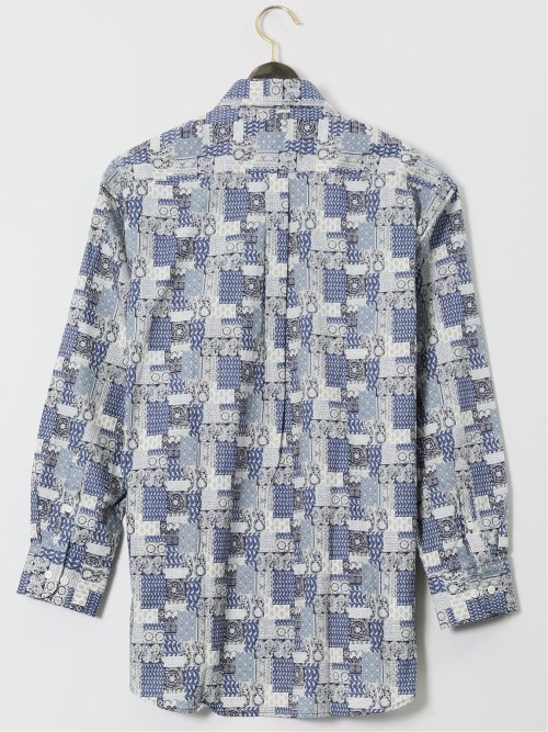 【大きいサイズ】CLASSIC THE BROWNS 日本製 綿100% ボタンダウン長袖シャツ