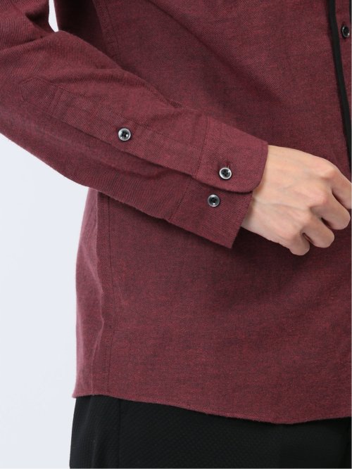 フランネルツイル ボタンダウン長袖シャツ