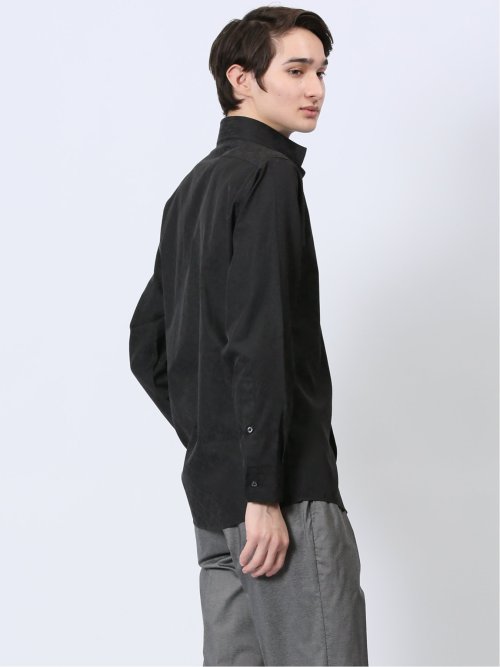 ペイズリードビー スタンドカラー長袖シャツ