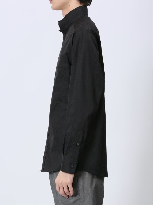 ペイズリードビー スタンドカラー長袖シャツ