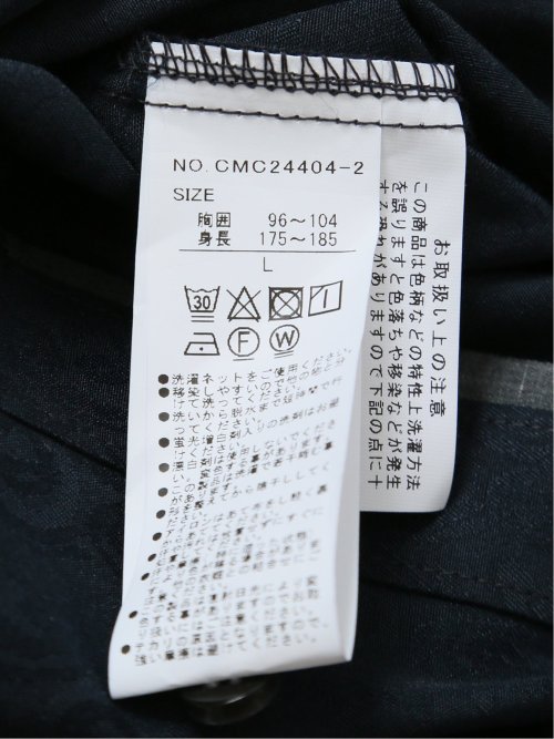 ドビー スタンドカラー長袖シャツ