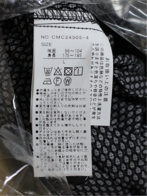 ジャガード柄 ボタンダウン長袖シャツ