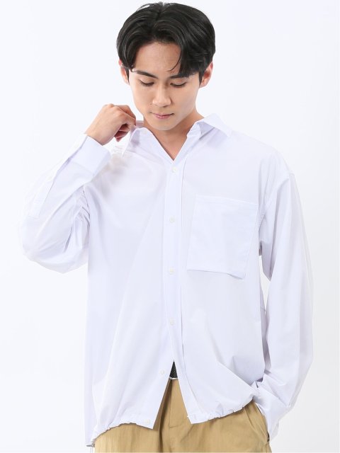 ドロー/DRAW ナチュラルワッシャーシャツ