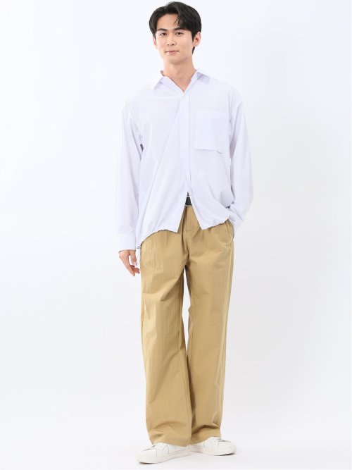 ドロー/DRAW ナチュラルワッシャーシャツ