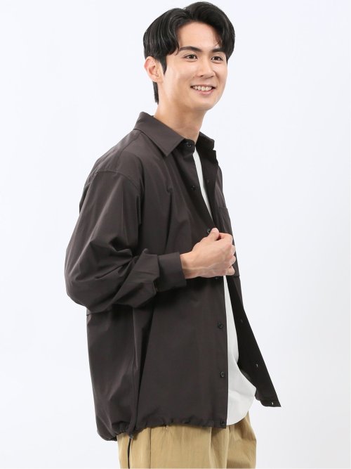 ドロー/DRAW ナチュラルワッシャーシャツ