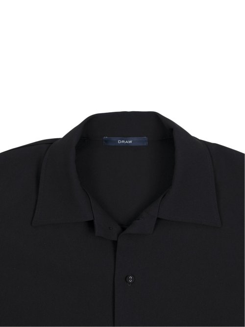 ドロー/DRAW ストレッチ ビックシルエット 長袖シャツ （ユニセックス）