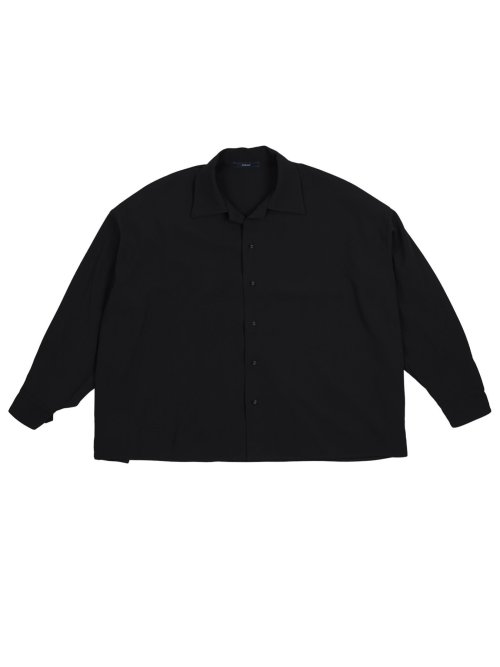 ドロー/DRAW ストレッチ ビックシルエット 長袖シャツ （ユニセックス）