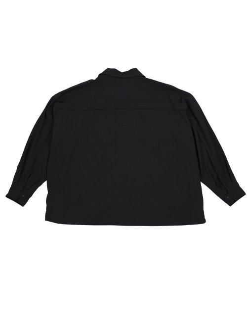 ドロー/DRAW ストレッチ ビックシルエット 長袖シャツ （ユニセックス）