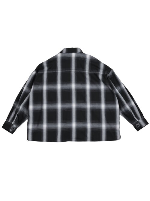 ドロー/DRAW ストレッチ ビックシルエット 長袖シャツ （ユニセックス）