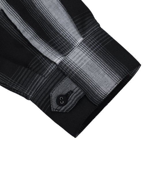 ドロー/DRAW ストレッチ ビックシルエット 長袖シャツ （ユニセックス）