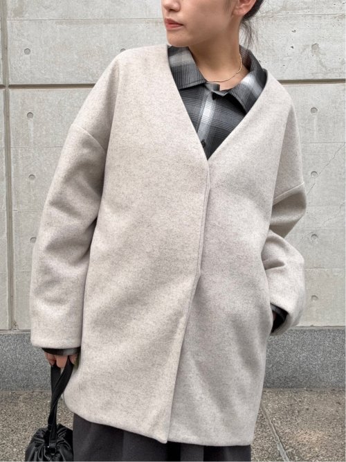 ドロー/DRAW ストレッチ ビックシルエット 長袖シャツ （ユニセックス）