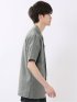 リネン調 タック入り オープンカラー 半袖 シャツ