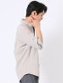 リネン調 ボタンダウン 7分袖 シャツ