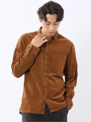 ポートブリッジ/Port Bridge コーデュロイ レギュラーカラー長袖シャツ