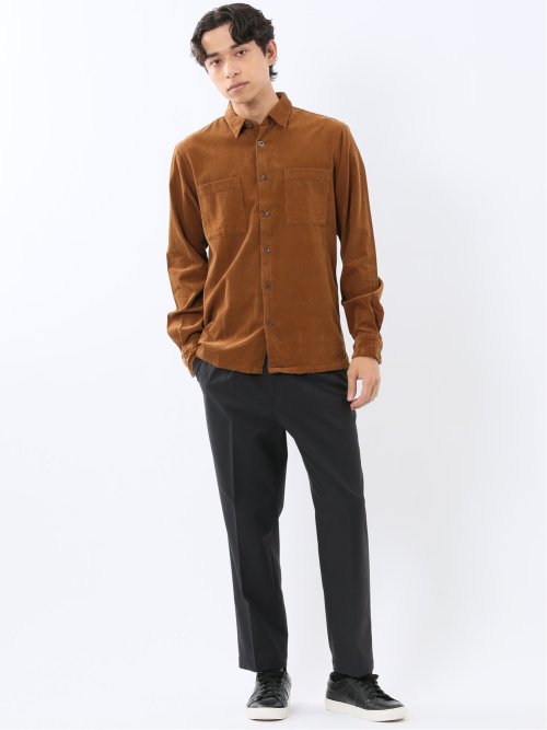 ポートブリッジ/Port Bridge コーデュロイ レギュラーカラー長袖シャツ