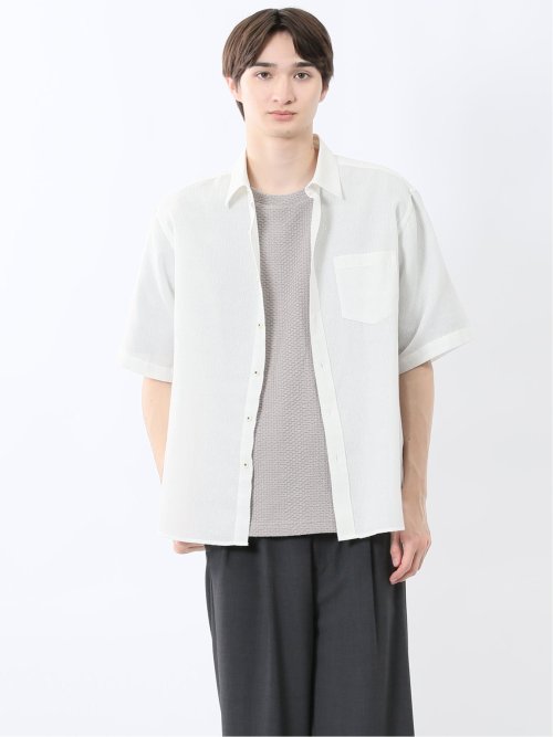 吸水速乾 ナイアガラ レギュラーカラー半袖シャツ