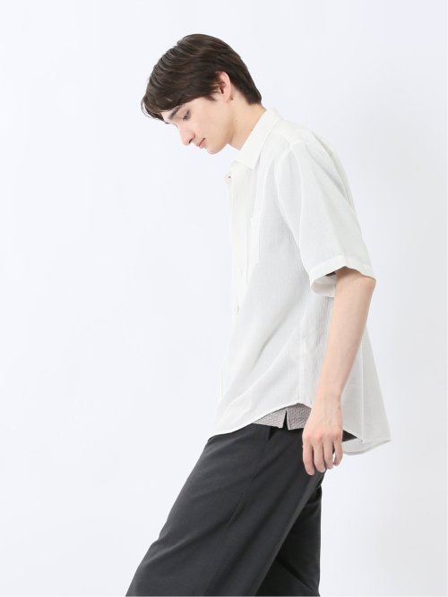 吸水速乾 ナイアガラ レギュラーカラー半袖シャツ