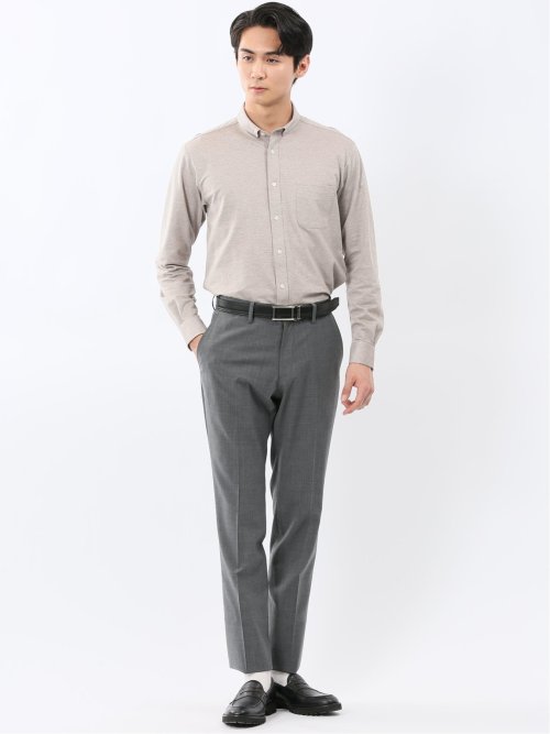 アルティマ ショートボタンダウン ビジカジ長袖シャツ