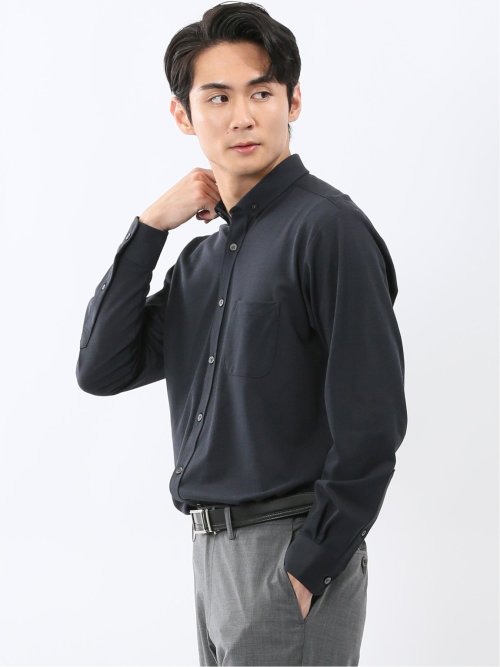 アルティマ ショートボタンダウン ビジカジ長袖シャツ