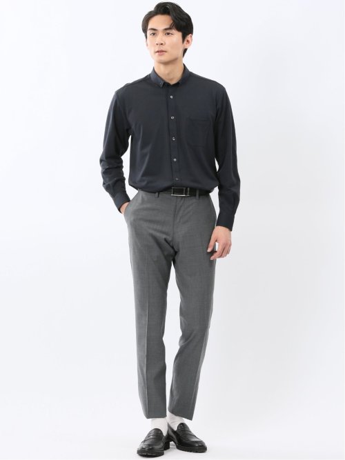 アルティマ ショートボタンダウン ビジカジ長袖シャツ