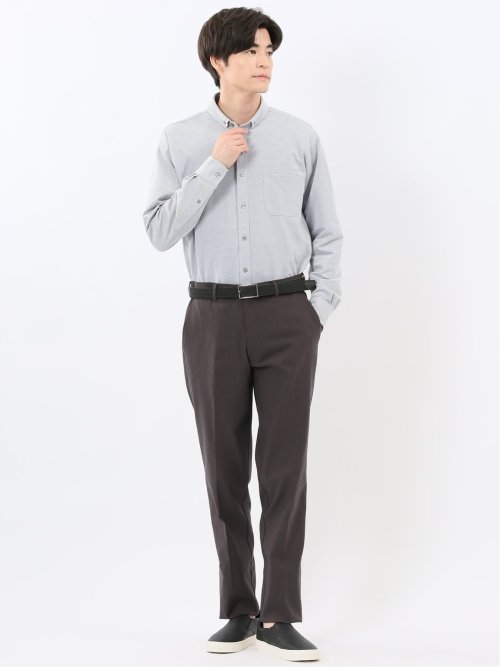 アルティマ ショートボタンダウン ビジカジ長袖シャツ