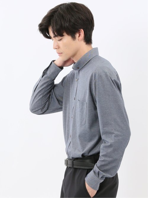 アルティマ ショートボタンダウン ビジカジ長袖シャツ