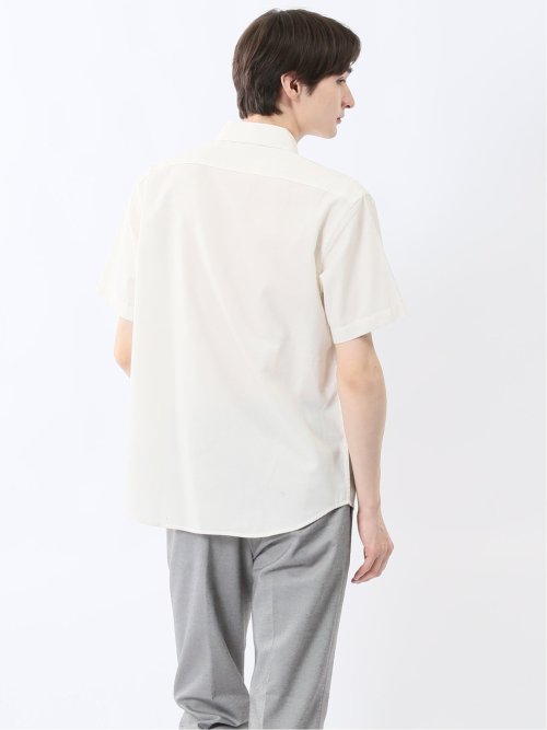 吸水速乾 パナマ ボタンダウン半袖シャツ