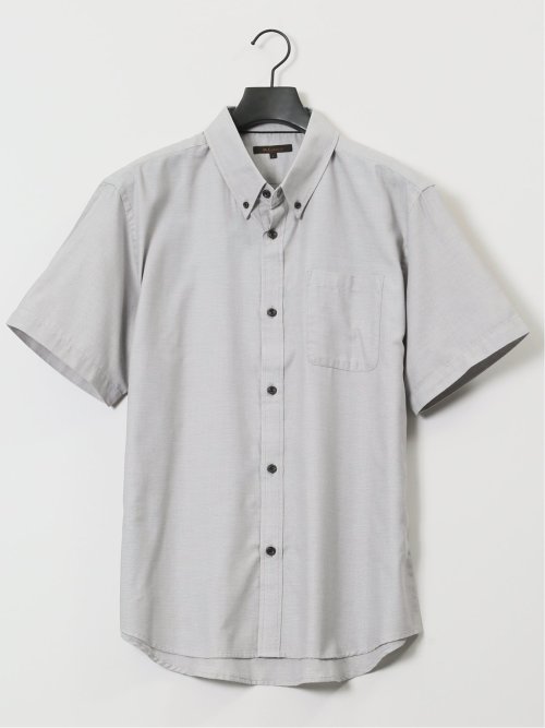 吸水速乾 パナマ ボタンダウン半袖シャツ