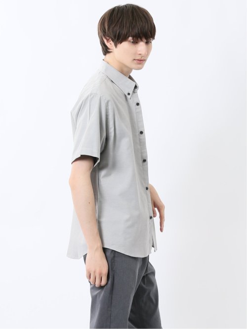 吸水速乾 パナマ ボタンダウン半袖シャツ