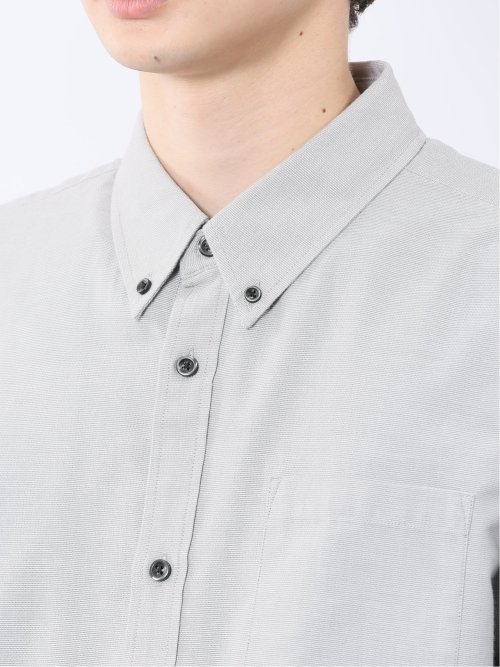 吸水速乾 パナマ ボタンダウン半袖シャツ