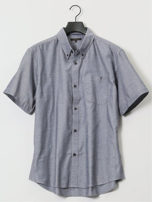 吸水速乾 パナマ ボタンダウン半袖シャツ