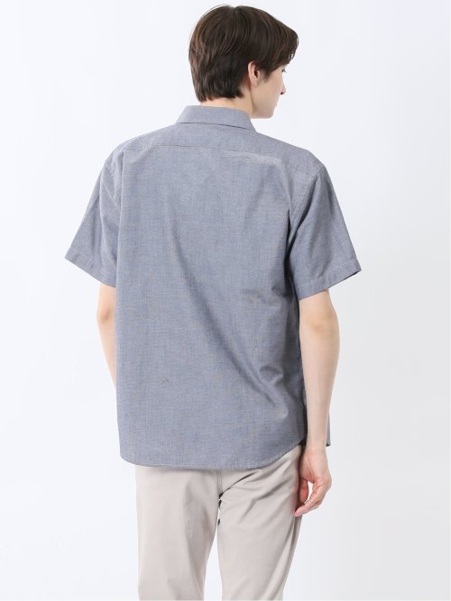 吸水速乾 パナマ ボタンダウン半袖シャツ