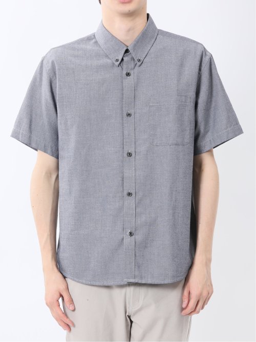 吸水速乾 パナマ ボタンダウン半袖シャツ