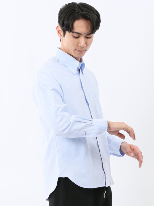 ポロ・ビーシーエス/POLO BCS 綿オックス ボタンダウン長袖シャツ