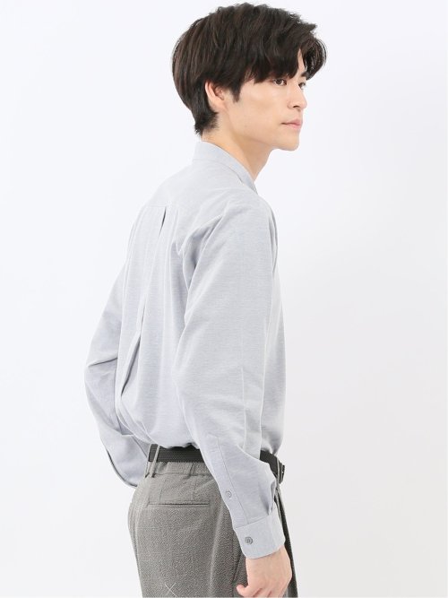 アルティマ バンドカラー ビジカジ長袖シャツ