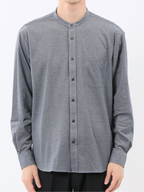 アルティマ バンドカラー ビジカジ長袖シャツ