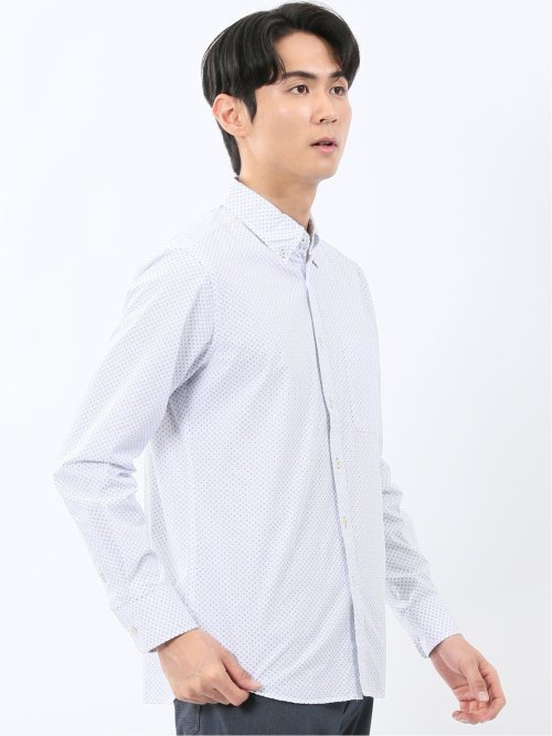 パネライ/PANERAI 綿プリント ボタンダウン長袖シャツ