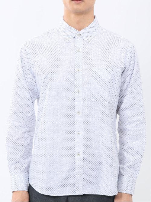 パネライ/PANERAI 綿プリント ボタンダウン長袖シャツ