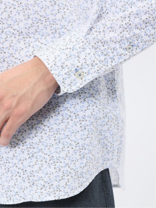 パネライ/PANERAI 綿プリント ボタンダウン長袖シャツ