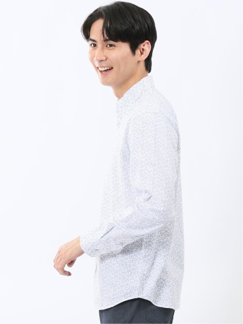 パネライ/PANERAI 綿プリント ボタンダウン長袖シャツ