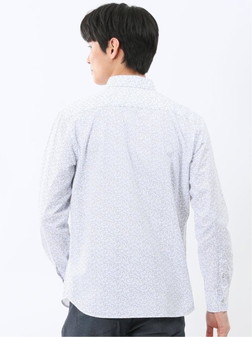 パネライ/PANERAI 綿プリント ボタンダウン長袖シャツ