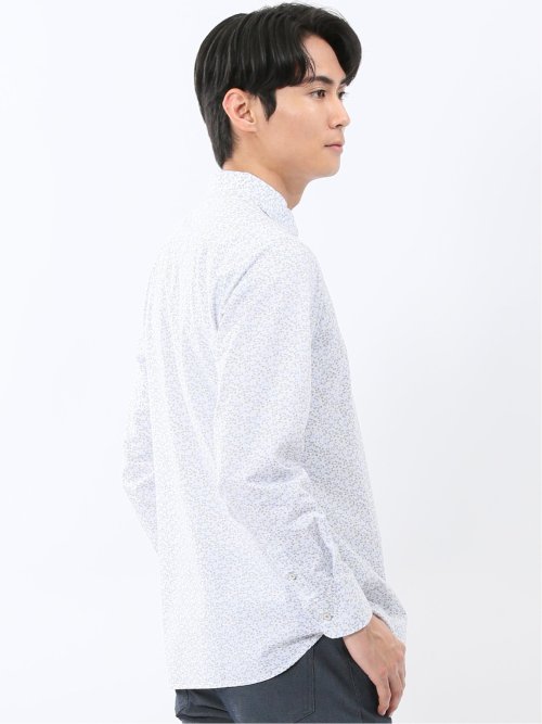 パネライ/PANERAI 綿プリント ボタンダウン長袖シャツ