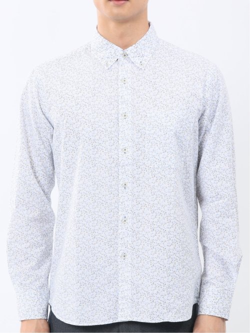 パネライ/PANERAI 綿プリント ボタンダウン長袖シャツ