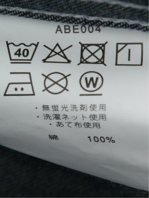 カンタベリーウッド/CANTERBURY WOOD 綿100% デニム レギュラーカラー長袖シャツ