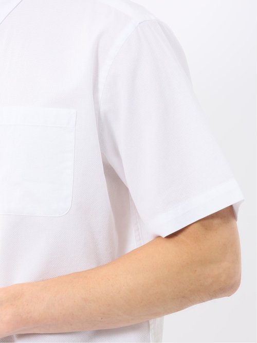 綿100% ドビー ボタンダウン半袖シャツ