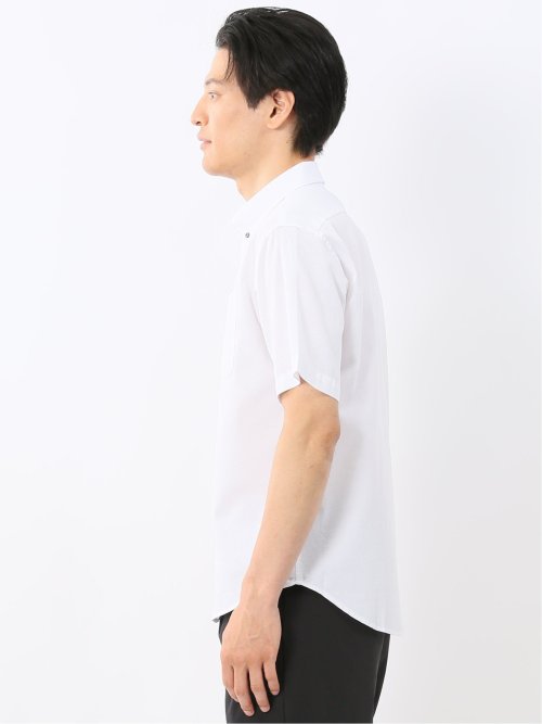 綿100% ドビー ボタンダウン半袖シャツ