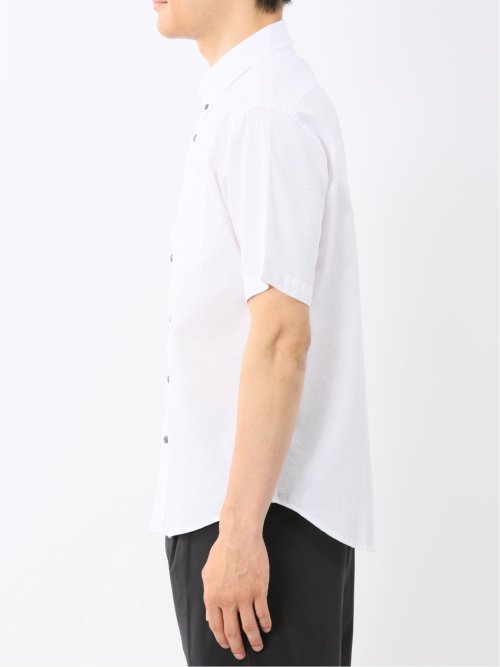 綿100% ドビー ボタンダウン半袖シャツ