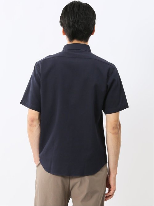 綿100% ドビー ボタンダウン半袖シャツ